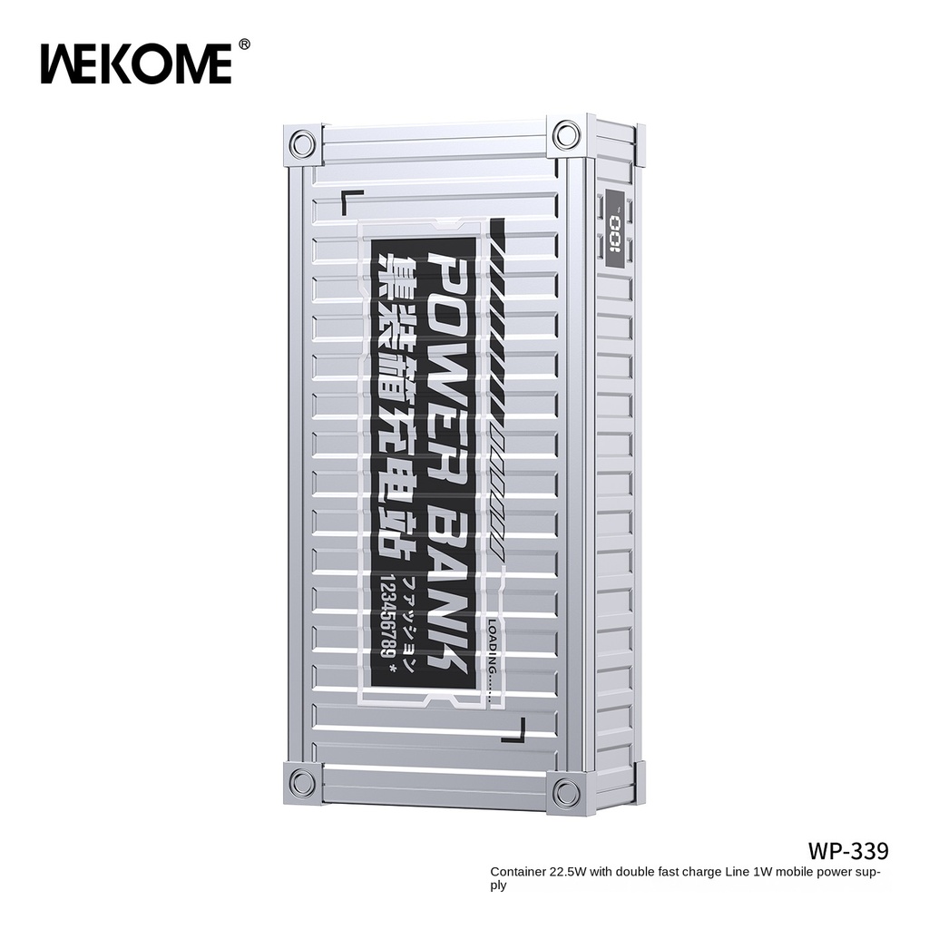 WEKOME WP-339 container style quick charge 10000maH Powebank 22W+20W